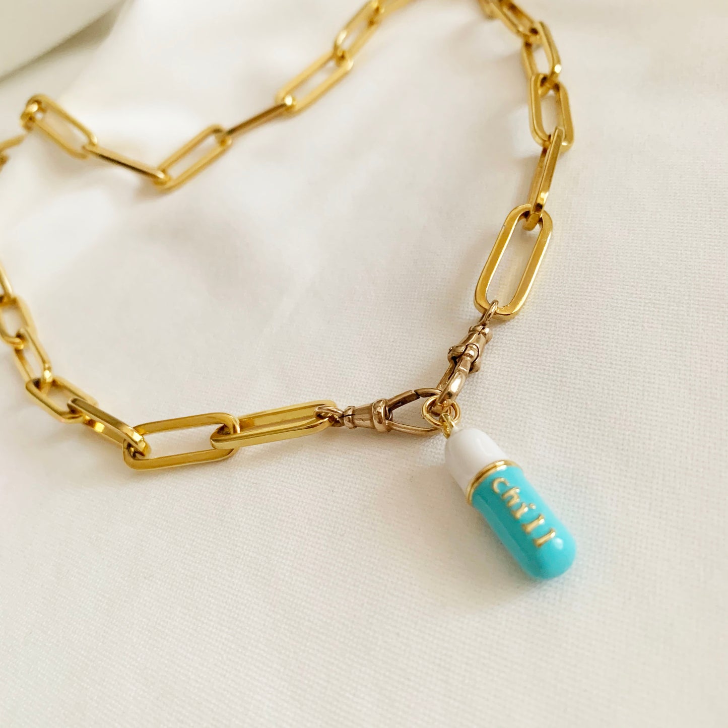 Chill / Love / Hope Pill - Necklace